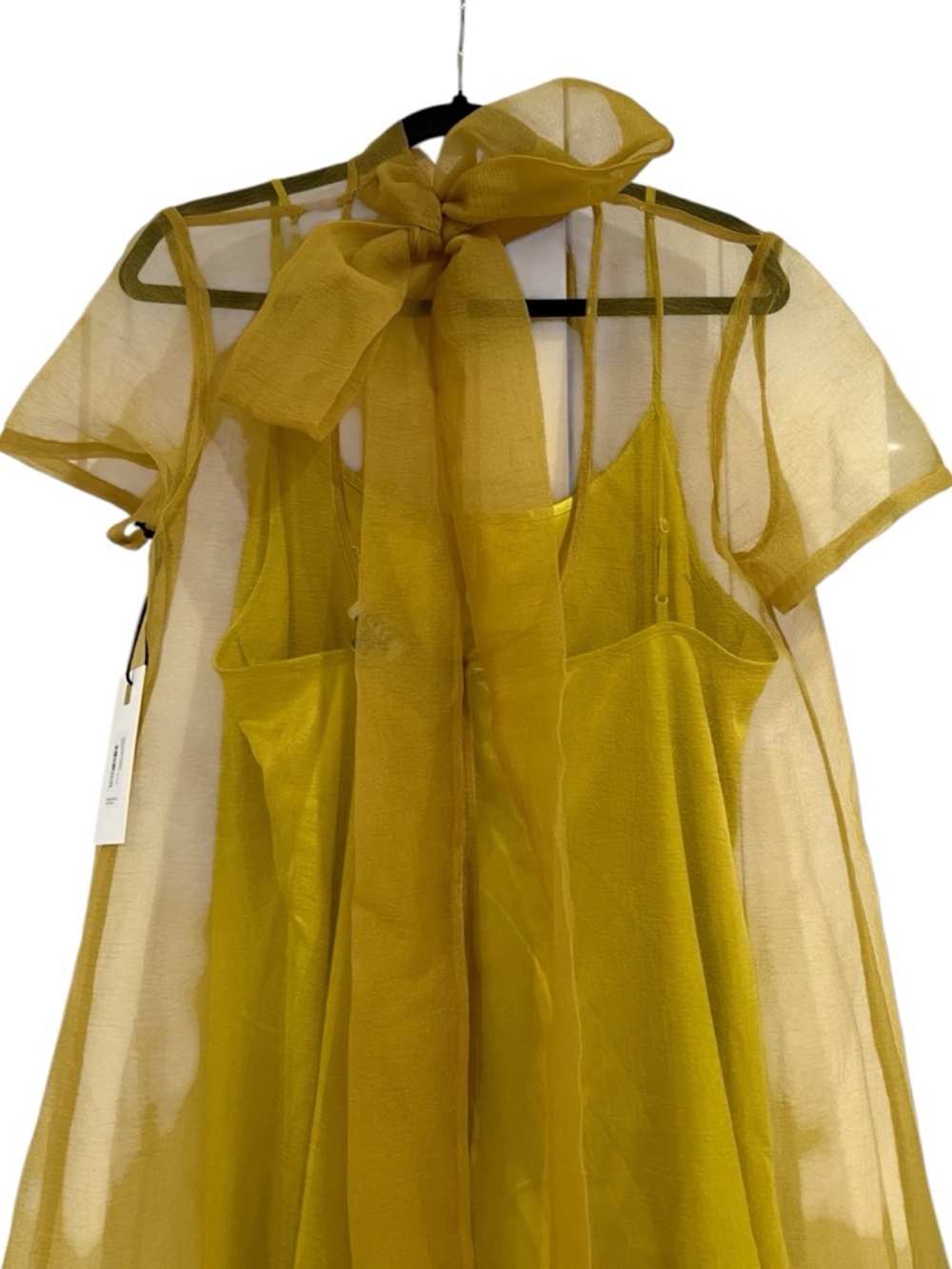 STAUD Calluna Maxi Dress in Chartreuse - Picture 6 of 10